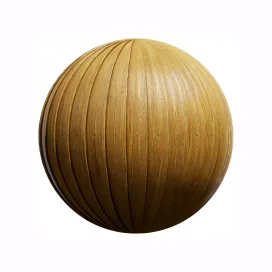 Wooden planks fence